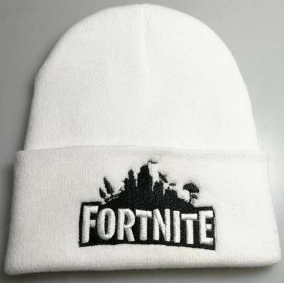 🛍LAST ONE🛍 Fortnite WHITE embroidered beanie - Picture 3 of 5